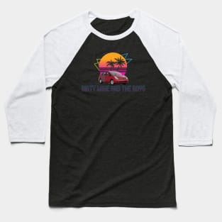 Dirty Mike and the Boys (Retrowave) Baseball T-Shirt